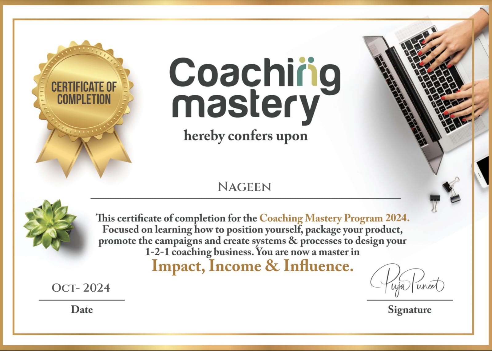Certification 2